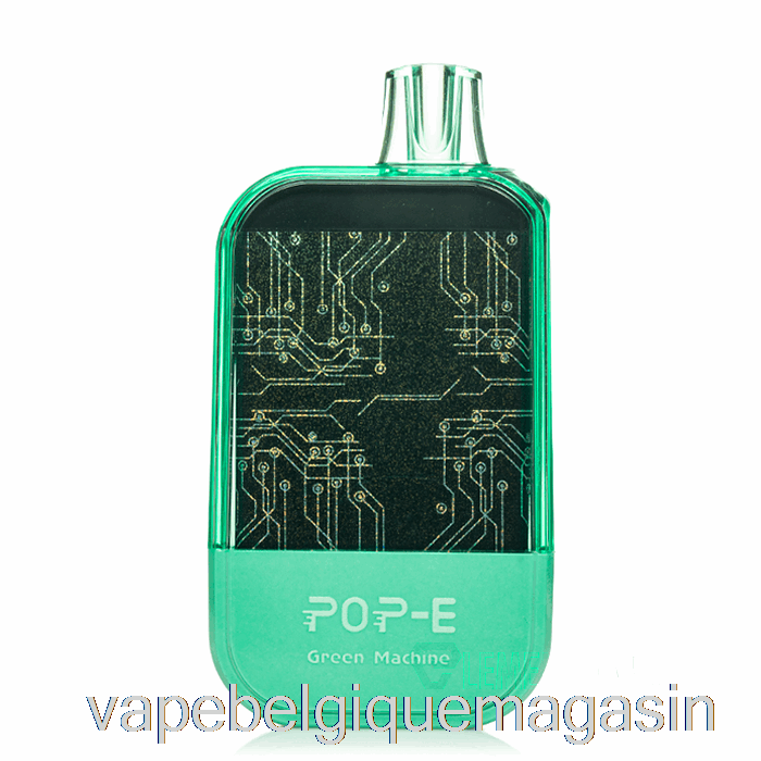Vape Belgique Pop-e 10000 Machine Verte Jetable